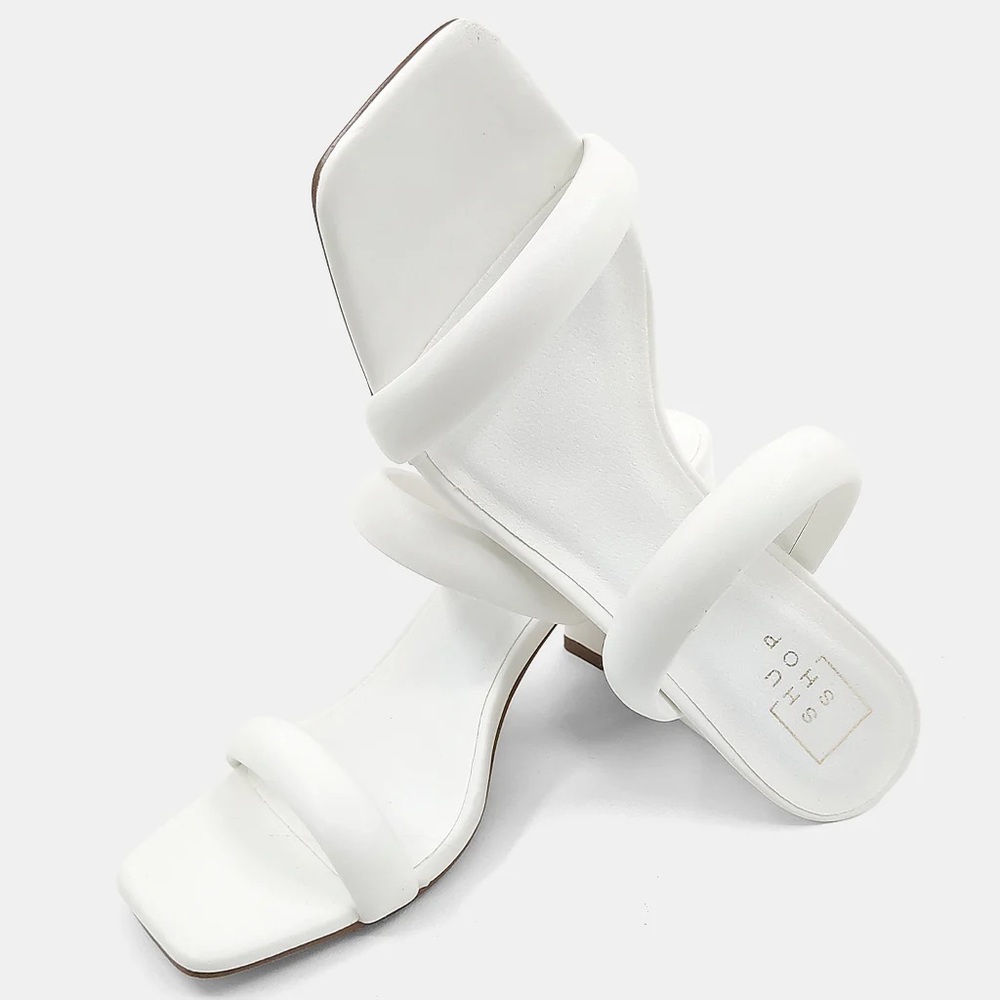 Shu Shop White Farah Heels!